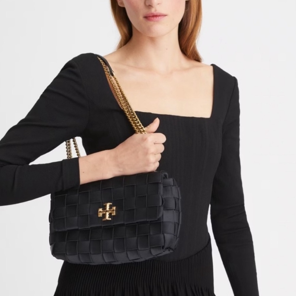 TORY BURCH Satin Woven Kira Bag